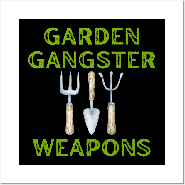 Garden Gangster Wall Art by LizardIsland